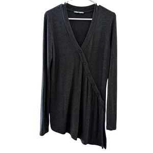 Three Dots Asymmetrical V-Neck Women’s Top Large